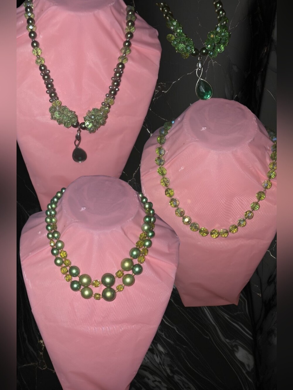 Vintage Jewerly Pieces 3 Beautiful Necklaces. ...